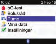 7 Programmera pumpen med hjälp av mätaren 7.9 Ändra pumpens signalinställningar Pumpen ger dig en signal när det inträffar en pumpvarning eller ett fel.