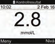 8 9 Kontrolltest 5 10 Resultatet visas. Välj Nivå.