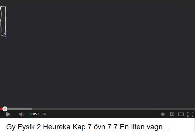 c) I läge C är fjädern lika mycket utdragen som den är sammanpressad i läge A. Kraften har alltså storleken 18 N men är riktad åt vänster. 7.8 a) När fjädern trycks ihop 0, m blir dess kraft18 N.