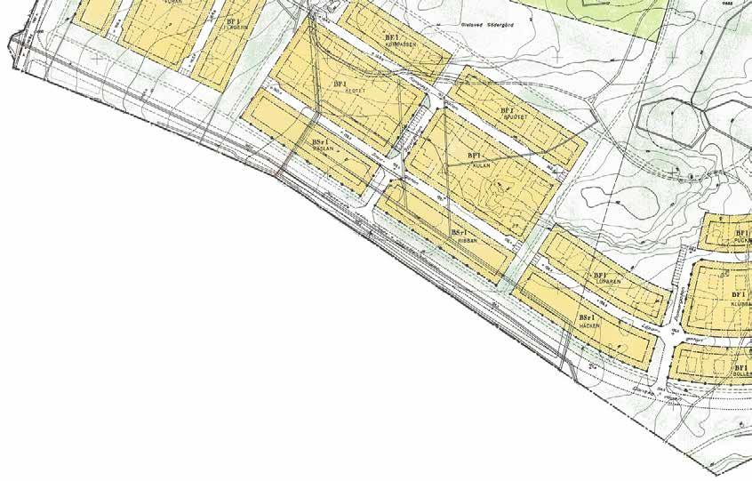 .. DETALLANER laområdesgräse överskrider tre detaljplaer; S0, S6 och S.