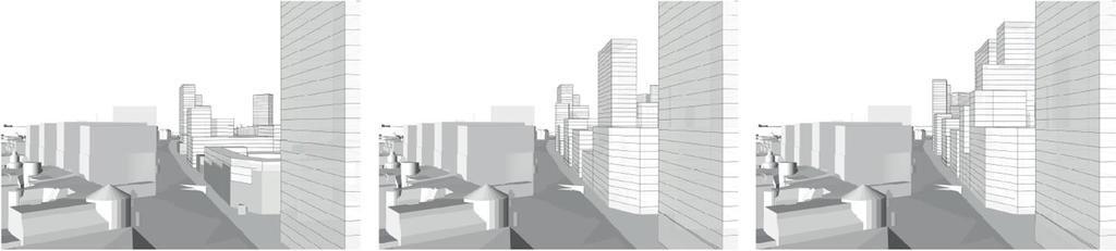 Genom detta fås ett tillskott av bostäder med ytterligare 20 000 m 2 BTA, alltså totalt ca 31 000 m 2 BTA. Totalt erhålls därmed ca 102 000 m 2 ny BTA i detta alternativ.