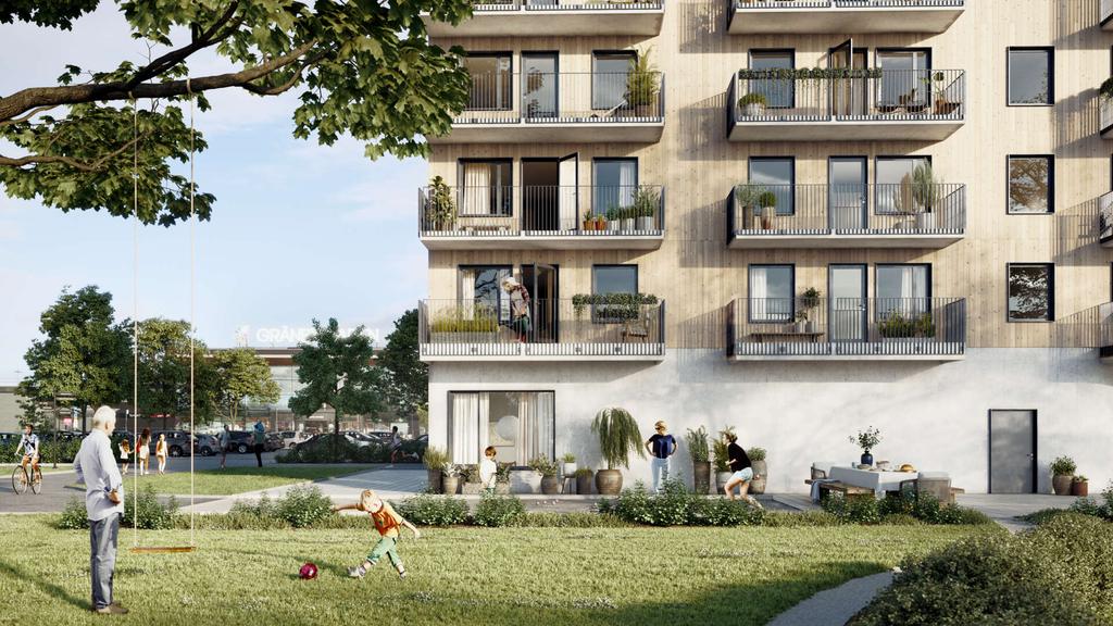 GRÄNBYSTADEN PARKHUSEN, KVARTER 1 BESLUTADE PROJEKT Area 2