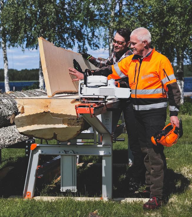 Från stock till bräda med