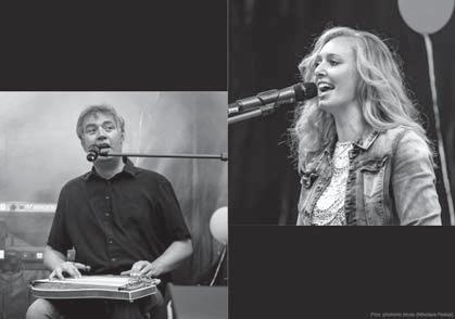 Im Duo mit der Sängerin Nadine Erath präsentieren die beiden eigene Kompostionen und bekannte Hits in ausgefallenen Arrangements für Zither und Gesang.