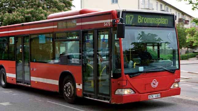 4 Kollektivtrafik, trafiksäkerhet och omledningsvägnät 4.1 Kollektivtrafik på Förbifart Stockholm Förbifart Stockholm är en motorväg som planeras för bilar, bussar och lastbilar.