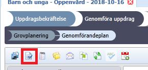 1.1 Slutredigera genomförandeplanen När du har skrivit klart genomförandeplanen ska du upprätta handlingen genom att slutredigera