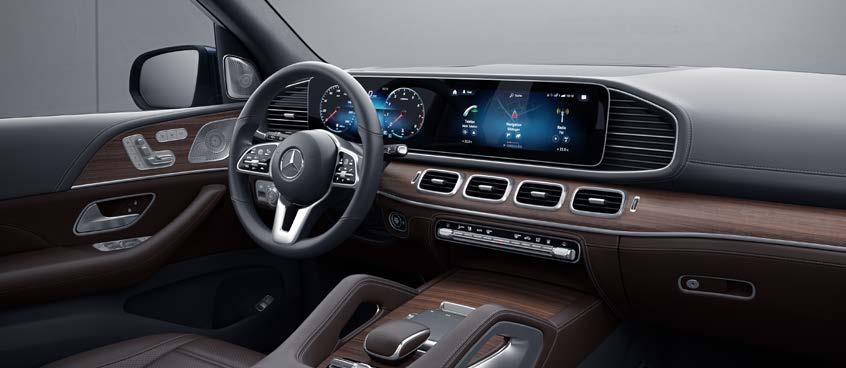 Grundutrustning Designversionen AMG Line EXCLUSIVE Interiör Night Package En kraftfull bil med en stark