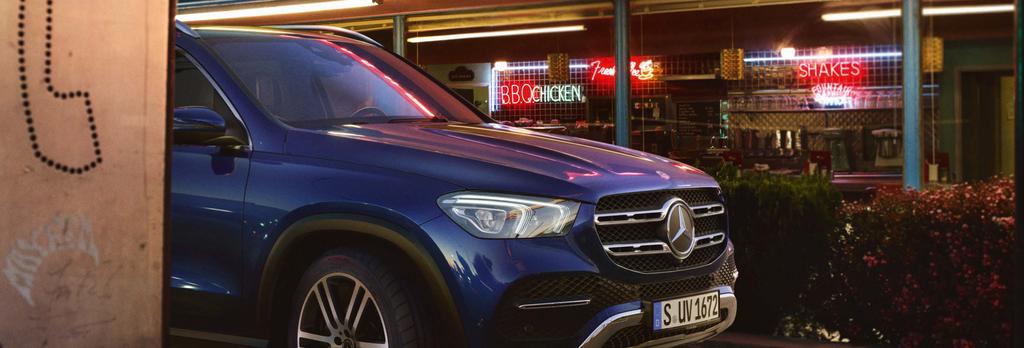 Nya GLE en helgjuten uppenbarelse Designen hos nya GLE präglas av sinnliga ytor, en