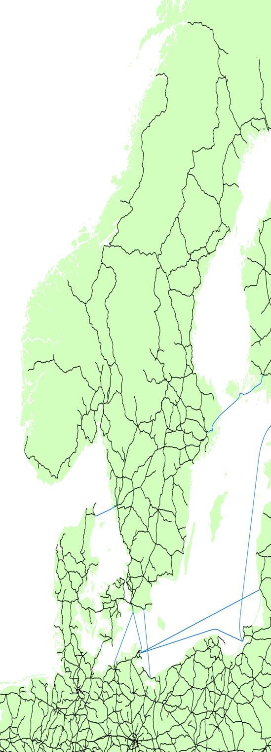 41 7. Investeringar i transportsystemet 7.1 Stora systemförändringar planeras Stora investeringar planeras i den framtida infrastrukturen, inte minst i järnvägar.