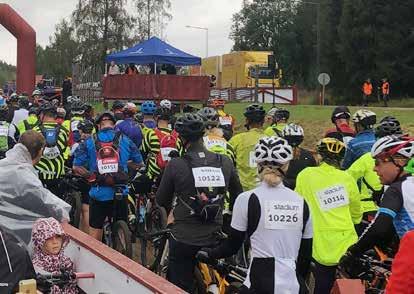 Axelentgänget trotsade regnet under Cykelvasan Vasaloppet är ett klassiskt långlopp på skidor mellan Sälen och Mora.