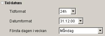 6.7 Projektalternativ Du kan ange projektbeteckning, kunddata, upphovsmansinformation o.s.v under Projektalternativ och spara i projektfilen.