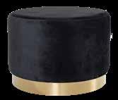 svartbets, H170 cm, 2 380:- Bling sittpuff, sammet
