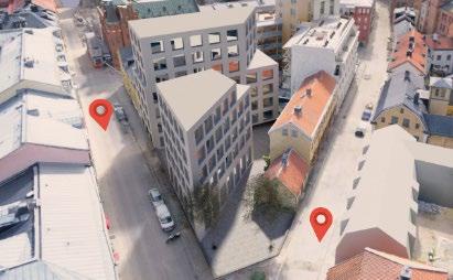 NORRKÖPINGS KOMMUN ANTECKNINGAR 2(6) Alternativ tyckte att ett positivt drag i alternativ Möller var att ett släpp i kvarteret skapades, så att det inte blev en så ogenomtränglig mur mot gatan.