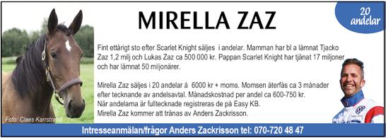 C,0 0' *Mgr/orange, diag del,vitt axsk; svart Mats E Djuse S /94 /40,0a C C,8 40' Gustav Johansson (Marcus Lindgren) Jörgen Sjunnesson Hb /09 00,a 9,80 DRILLBERT 40:0 *,8 AK,8 M Total: 0 7.