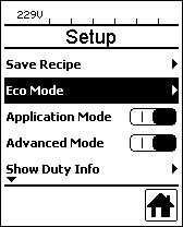 I Advanced Mode (avancerat läge) finns mer information och fler inställningsmöjligheter. 6.