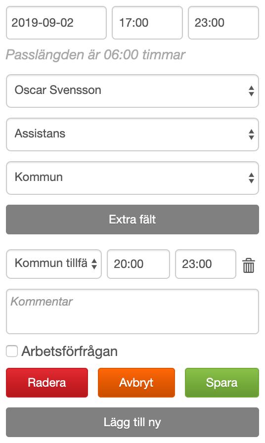 administrations- och frånvarotid). Tid med beslutet Inget beslut ingår inte här.