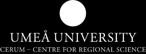 EN NORRMAN ÄR MER VÄRD ÄN EN SVENSK OM GRÄNSÖVERSKRIDANDE INFRASTRUKTURPLANERING I NORDEN Lars Westin Centrum för regionalvetenskap (Cerum) Umeå universitet FINANSIÄRER FRÅN EU OCH NORDEN