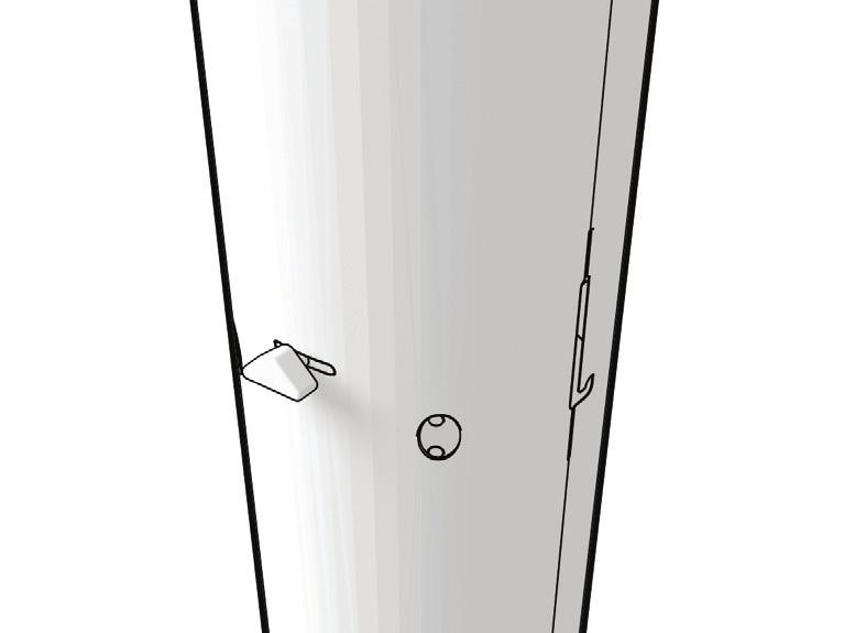 bottom plate (1) by using 4 long screws