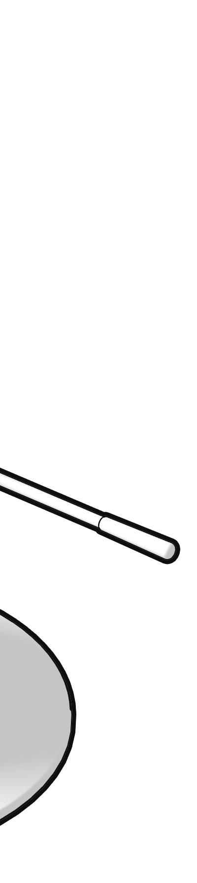 When this is done, put the end handle back into place. Vänd allt du har monterat hittills upprätt (så att bottenplattan hamnar på golvet).