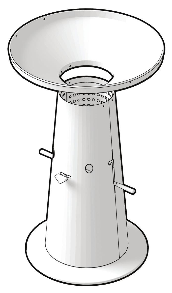 ASSEMBLY INSTRUCTIONS - MONTERINGSANVISNINGAR NO! YES STEP 5 Place the fire bowl (5) in the top of the pillar.
