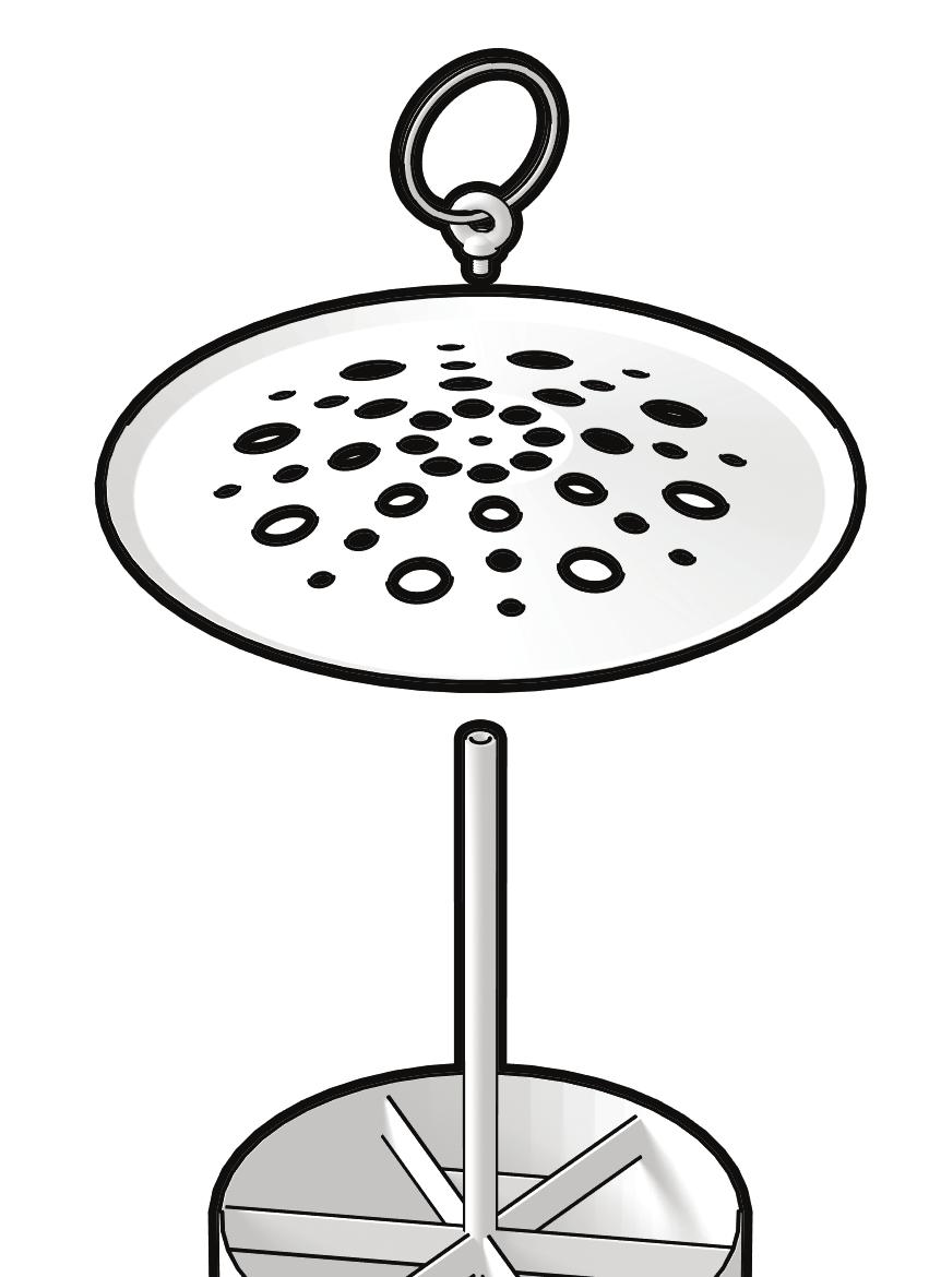INSTRUCTIONS D ASSEMBLAGE - ASSEMBLY INSTRUCTIONS NO! NEJ! NON! YES! JA! OUI! STEP 6 Take the ash cup (8), the charcoal grill (9) and the lifting ring + eye bolt (12) to make the ash cup unit.
