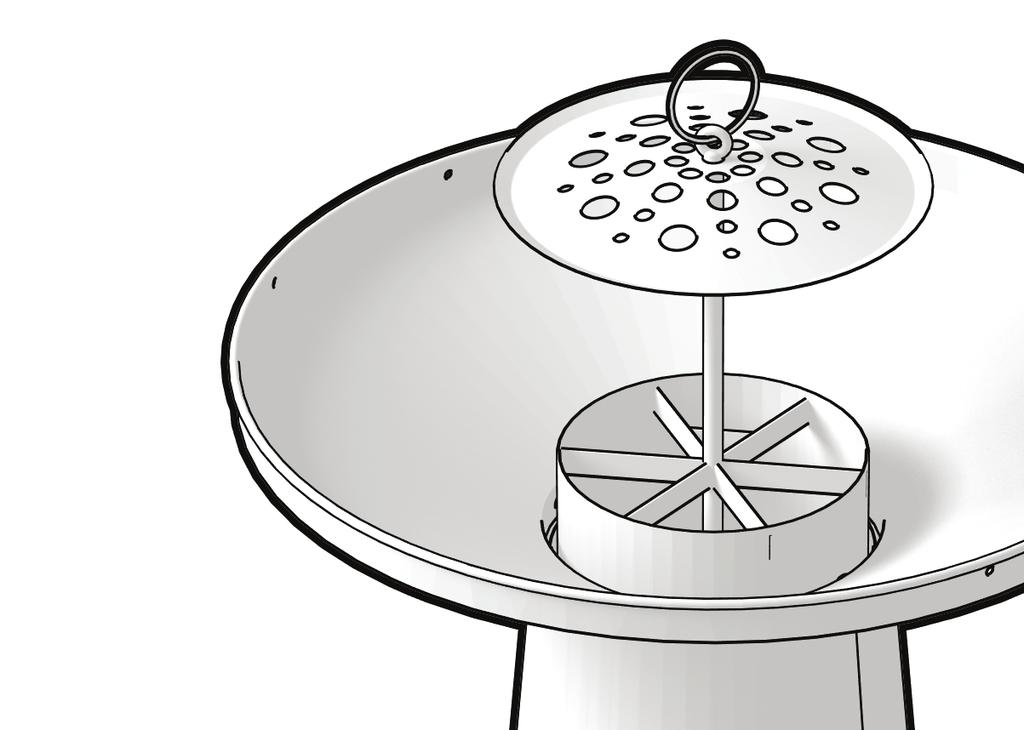 ASSEMBLY INSTRUCTIONS - MONTERINGSANVISNINGAR STEP 7 Drop the ash cup unit carefully into the main body of the