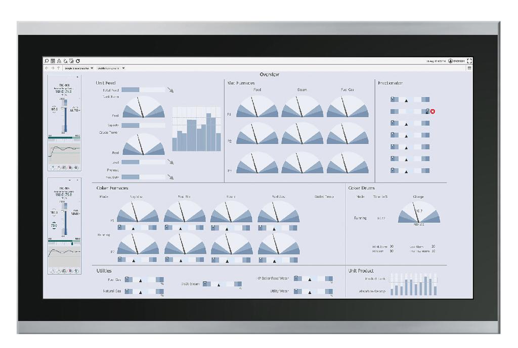 Standalone Operator Workstation and DeltaV Operator Panel A Standalone DeltaV PK Controller can be deployed with one DeltaV Operator workstation.