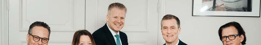 Från vänster: Johan Grevelius, Ebba Christensson, Daniel Gorosch, Jonas Berg och Tord Magnusson. Daniel Gorosch VD Tidigare VD JLL Sverige samt olika befattningar hos bl.a. GE Capital Real Estate, Danske Securities, H&Q samt Alfred Berg.