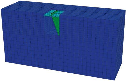 Target fracture region L z Ground surface L y 500 m h Primary fault region Symmetry plane at z = 0 W 70 (30 ) L x M w 6.2 M w 5.5(dip70 )M w 5.