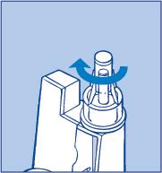 1A Förbereda InnoLet tömning av luft före varje injektion Vid normal användning kan det samlas små mängder luft i injektionsnålen och cylinderampullen.