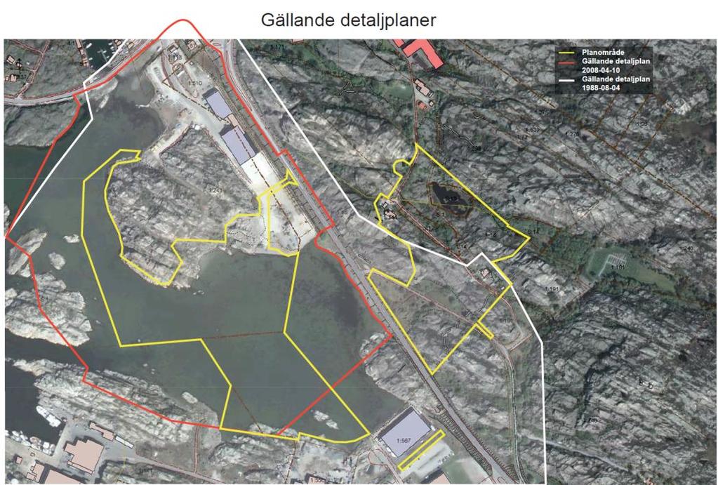 I området finns två befintliga detaljplaner som delvis kommer att ersättas av den aktuella planen (Figur 4).