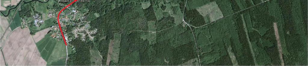 Översikt över ungefärligt undersökningsområde Halvarsgårdarna, Grevbo, Tolsbo och Sellnäs, i Borlänge kommun.