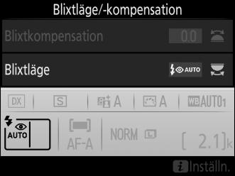 Fotografering med blixt Använda den inbyggda blixten Den inbyggda blixten kan användas inte bara när den naturliga belysningen är otillräcklig, utan även för att lätta upp skuggor och motiv i motljus
