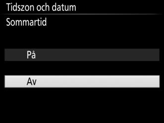 använder en 24-timmarsklocka) D Starta om sammanlänkningen vid
