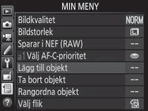 Navigera i menyerna Följ