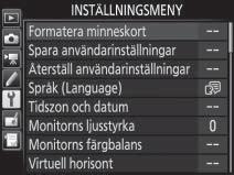Tryck på G-knappen för att