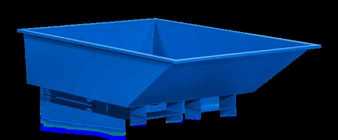 Tilting skips Low Tilting Skip Lågbyggd Container Size Dimension (mm) 2-274-1 550 L 1675 X 1125 X 525 2-276-1 750 L 1675 X 1495 X 525 Recycling