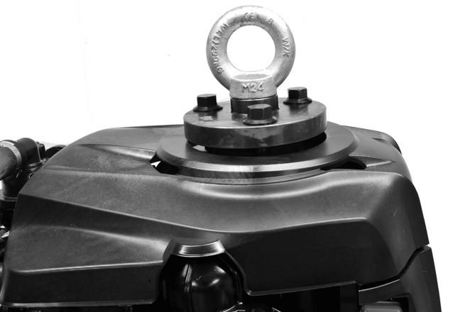 MONTERING AV UTOMBORDARE Borrfixtur för kterspegeln 91-98234A2 Hjälper till vid motorinstlltion genom tt funger som en mll för motormonteringshål. 5489 2. Borr fyr 13,5 mm (17/32 in.) monteringshål.
