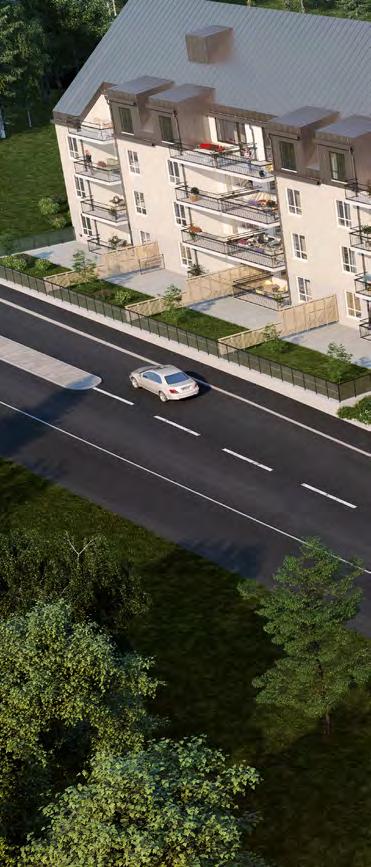 PERSONERNA BAKOM Sadeltak, fina detaljer och trevlig gårdsmiljö I Brf Bergslussen finns lägenheter för alla behov.