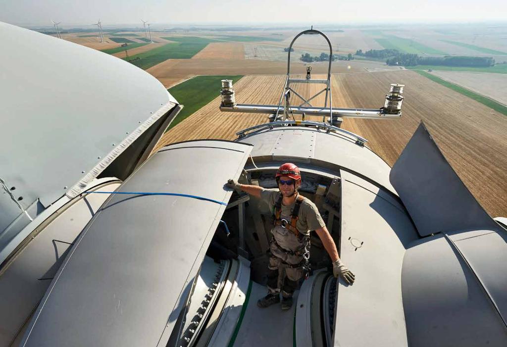 Foto: ENERCON 3.3 Klimatdriven affärsnytta Vindkraftsbranschen lockar till sig långsiktiga investerare.