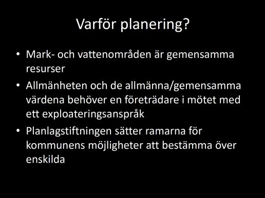 presentation samt frågor och svar som lyftes under dagen.