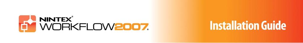 Systemkrav Operativsystem Nintex Workflow 2007 måste installeras på Microsoft Windows Server 2003 eller 2008. Webbläsare Microsoft Internet Explorer 6.x. Dock rekommenderas Microsoft Internet Explorer 7 eller senare.