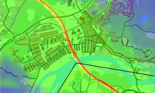 Luftkvaliteten vid Resecentrum Datum 2014-12-01 Ver 1 Figur 2. Halten av NO2 i Kungälv kommun som 8:e högsta dygnsmedelvärdet under år 2012.
