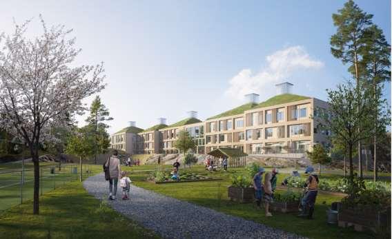Sid 11(15) Förslag 5 - Liljestrand Group AB Skolbyggnad Anbudet är ett genomarbetat förslag som visar byggnadens placering, arkitektur och materialval.