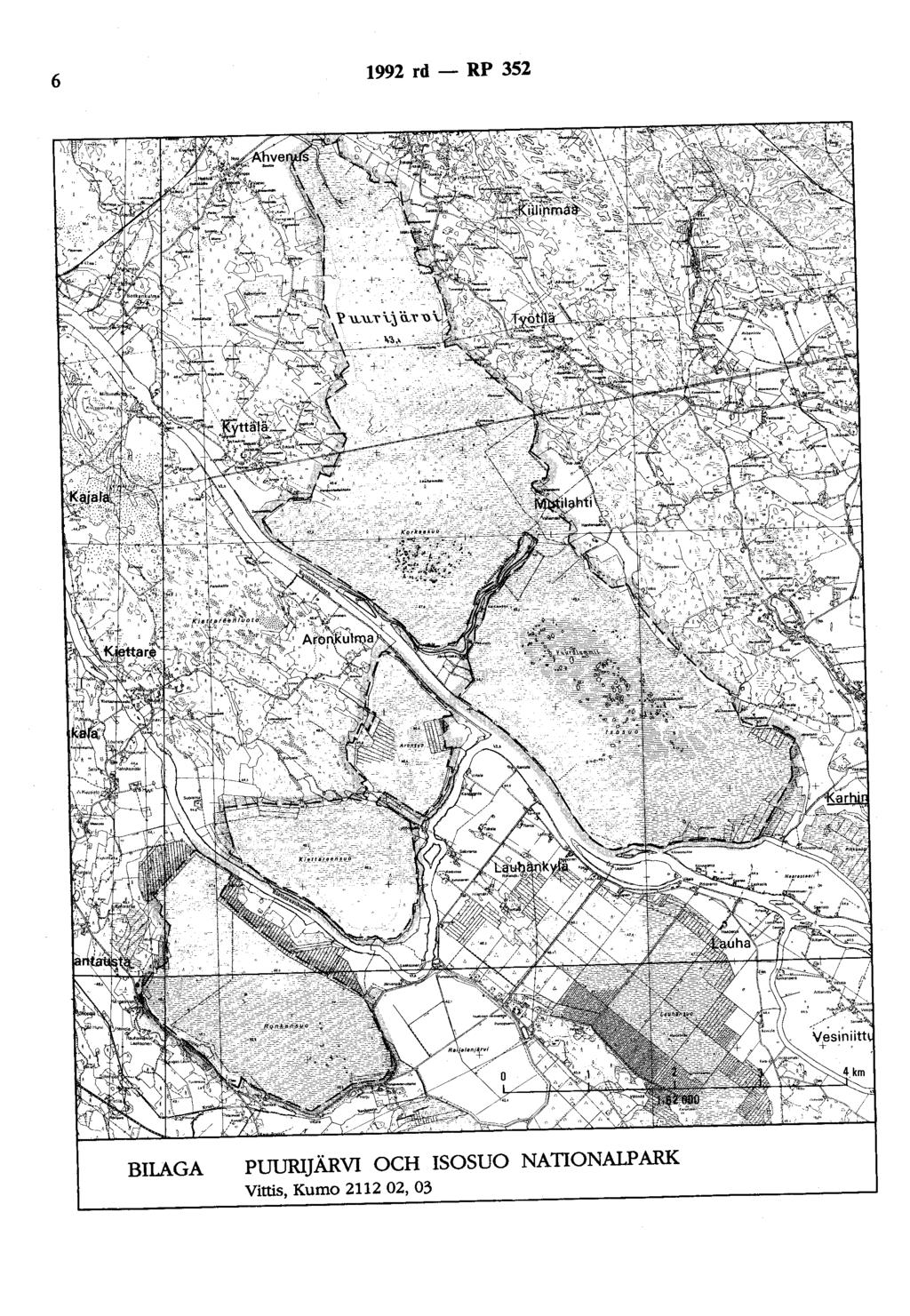 6 1992 rd - RP 352 BILAGA PUURIJÄRVI OCH