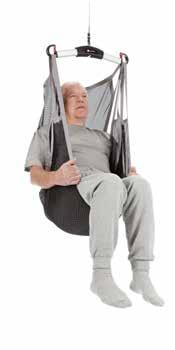 FlexibleSling, undivided är utformad för användning i de vanligaste lyftsituationerna, till exempel vid sittande överflyttning mellan säng och rullstol, och speciellt för brukare som har