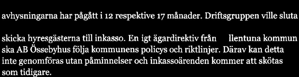 $ 8 Staturrapport Scnior 65* Asa Allestam redogiorde für status Senior 65+. TVå lägenheter uppsagda. Den ena är nytt kontrakt undertecknat på och den andra ligger hos Stockholms bostadsförmedling.