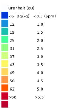 Markklass Markyta Radium-226 (Bq/kg)* Radonhalt i jordluften (kbq/m3) Högradonmark Berg >200 Sprängsten >100 Grus och grovkornig