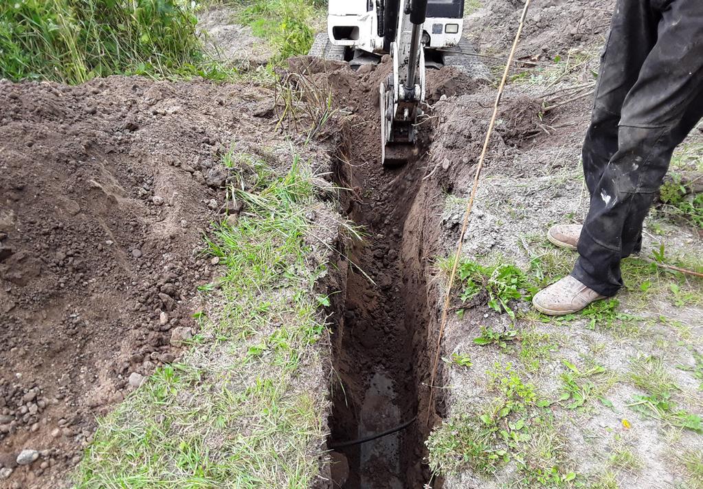 Bilden är tagen från öster. Foto: Patrik Gustafsson Gillbrand 2019, Sörmlands Arkeologi AB.