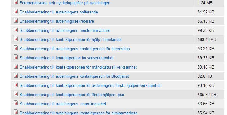 Snabborientering för nyckelfrivilligas